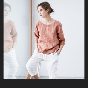 Not Perfect Linen Loose Linen Top